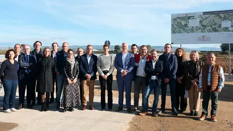 La Presidenta Chivite visit&oacute; la nueva carretera que conecta Caparroso, M&eacute;lida y Rada (NA 128) 1