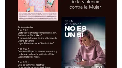 D&iacute;a Internacional contra la Violencia hacia las Mujeres 2023 en Corella