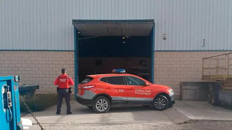Instalaciones del pol&iacute;gono industrial de Cintru&eacute;nigo donde ha tenido lugar el accidente