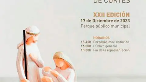XXII Bel&eacute;n Viviente 2023 en Cortes