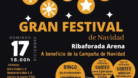Festival de Navidad 2023 en Ribaforada