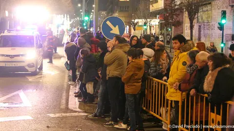 Cabalgata de los Reyes Magos del a&ntilde;o 2023 en la Avenida Zaragoza de Tudela