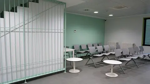 Sala de espera del Servicio Normal de Urgencias del Centro de Salud Tudela Este 'Santa Ana'