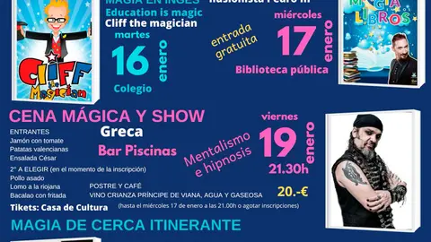 V Ciclo de magia EnMAGIET&Eacute; 2024 en Ribaforada