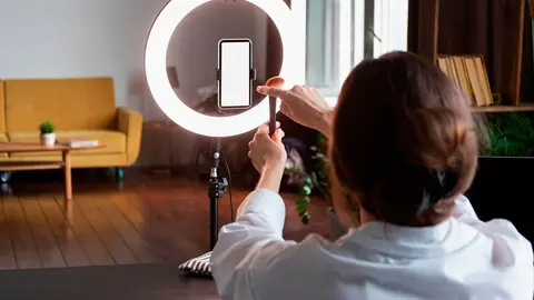 aro de luz youtube influencer instagramer
