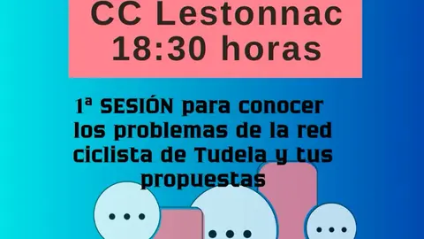 Charla en Tudela &lsquo;&iquest;Qu&eacute; opinas del uso de la bicicleta en Tudela &rsquo;