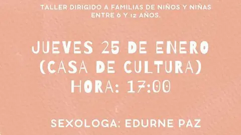 Taller en Villafranca &lsquo;Curiosexando&rsquo;