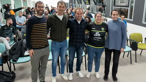Oleguer Presas, Mikel Labaka, Jagoba Arrasate, Tania Gonz&aacute;lez y Ane Urkidi