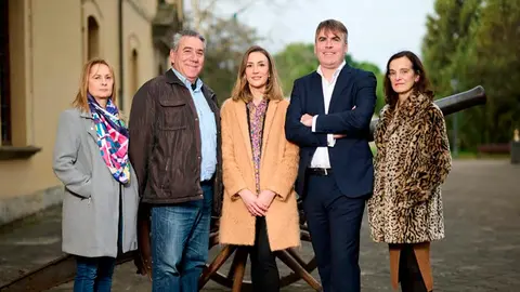 Cristina Marturet, Ram&oacute;n Mart&iacute;n, Adriana Red&iacute;n, Jorge Casado y Mercedes L&oacute;pez