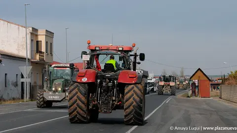 Movilizaci&oacute;n de los agricultores en Caparroso