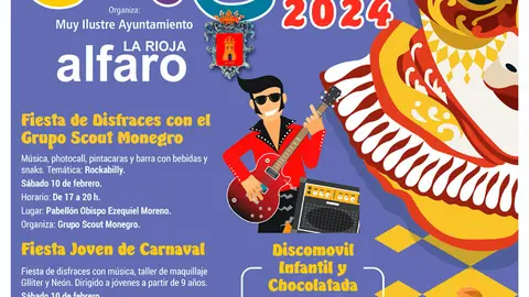 Carnaval 2024 en Alfaro