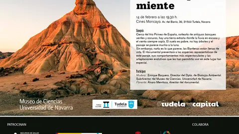 Proyecci&oacute;n en Tudela del documental &lsquo;Bardenas, el desierto que miente&rsquo;