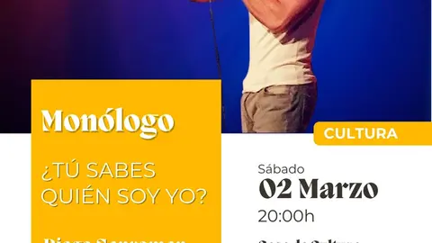 Mon&oacute;logo en Villafranca &lsquo;&iquest;T&uacute; sabes qui&eacute;n soy yo &rsquo; con Diego Sanrom&aacute;n