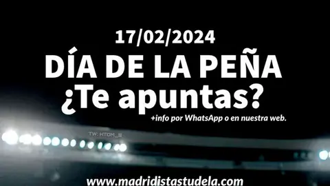 D&iacute;a de la Pe&ntilde;a Madridista Santa Ana de Tudela