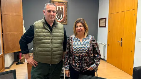Rafa Loscos con Mar&iacute;a Carmen Segura en Villafranca