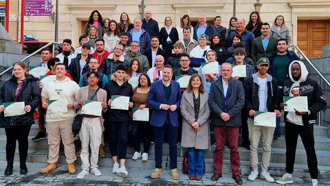 Participantes de la Escuela Taller de Tudela