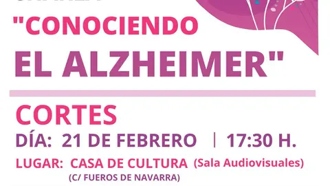 Charla en Tudela &lsquo;Conociendo el Alzheimer&rsquo;