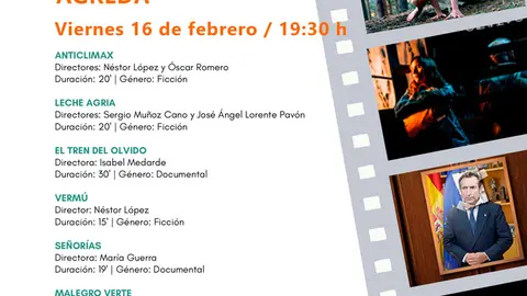 Proyecci&oacute;n en &Aacute;greda del Ciclo de cortos &lsquo;Quercus&rsquo;