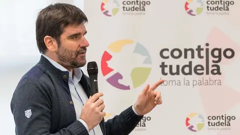 Eneko Larrarte, portavoz de Contigo Tudela