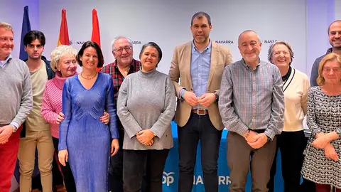Los nuevos miembros de la Junta Local del PPN en Tudela