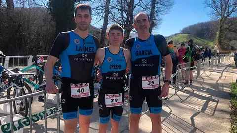 Edu Lainez, Alejandro Crespo y Jose Luis Garc&iacute;a