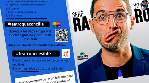 Mon&oacute;logo &lsquo;Ser&eacute; yo raro&rsquo; con David Dom&iacute;nguez