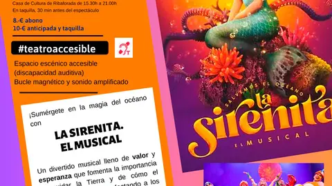 Musical en Ribaforada &lsquo;La Sirenita&rsquo; con Candilejas Producciones