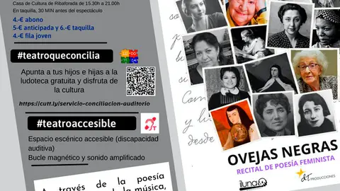Recital de poes&iacute;a feminista en Ribaforada &lsquo;Ovejas Negras&rsquo;
