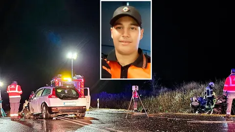 Anas Radi, fallecido en el accidente de la N121 en Olite