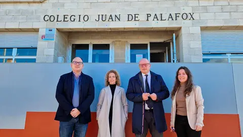 Miguel Aguirre, Esther Jim&eacute;nez Ochoa, Carlos Gimeno e Irene Benito Alfaro