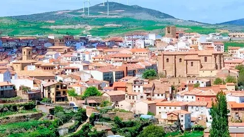 Panor&aacute;mica de la localidad soriana de &Aacute;greda