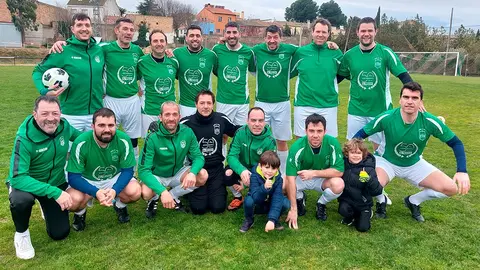 Impotusa Pe&ntilde;a La Jota gole&oacute; por 5 1 a Taburetesniuno C.D. Fontellas, con tres goles de C&eacute;sar Abad