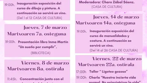 D&iacute;a Internacional de la Mujer 2024 en Olite