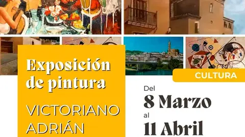 Exposici&oacute;n de pintura en Villafranca de Victoriano Adri&aacute;n