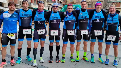 Participantes del SRD Arenas en el Duatl&oacute;n de Estella 1
