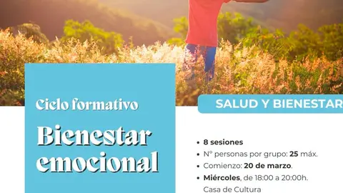 Ciclo formativo en Villafranca de Bienestar emocional