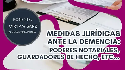 Taller en Tudela &lsquo;Medidas Jur&iacute;dicas ante la demencia&rsquo;