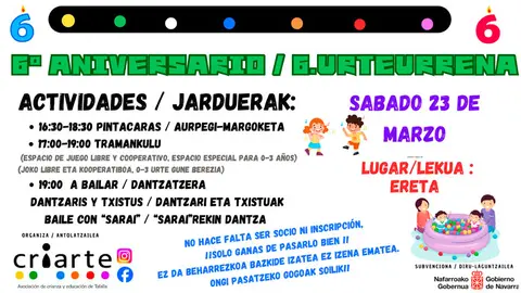 VI Aniversario de Criarte 2024 en Tafalla