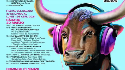 Programa de las Fiestas de la juventud 2024 en Arguedas