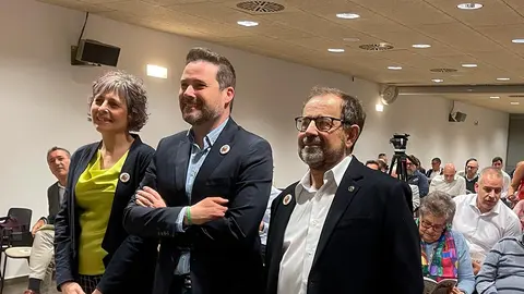 Rebeca Esnaola, Alejandro Toquero y Emilio Garrido 