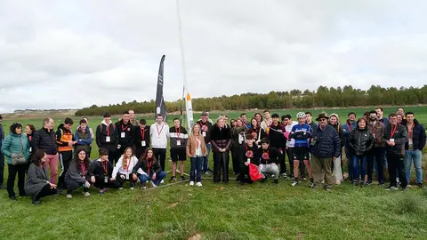 Cohete lanzado en la VI edici&oacute;n de CanSat