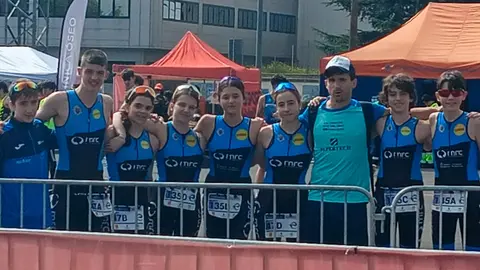 Participantes del Arenas en la Liga de Talentos en Triatl&oacute;n