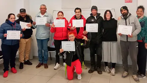 Asistentes a los programas de inclusi&oacute;n sociolaboral de COCEMFE