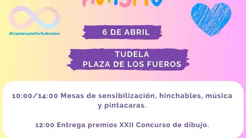 Celebraci&oacute;n del D&iacute;a Mundial de Concienciaci&oacute;n del Autismo 2024 en Tudela