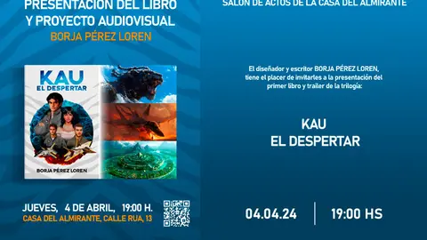 Presentaci&oacute;n en Tudela del libro &lsquo;Kau el despertar&rsquo; de Borja P&eacute;rez Loren