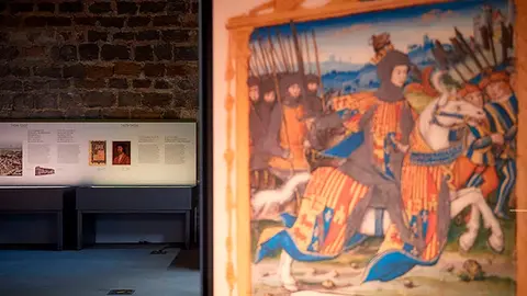 La exposici&oacute;n  'Agramonteses y Beaumonteses' que se puede visitar en el castillo de Marcilla