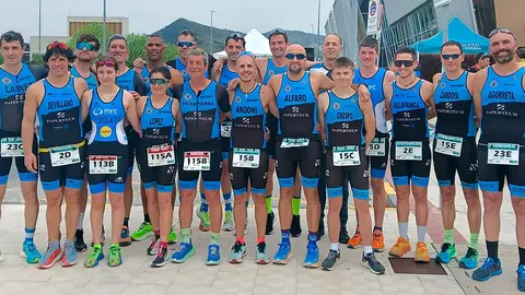 La SDR Arenas Triatl&oacute;n estuvo representada por tres equipos masculinos y dos parejas mixtas