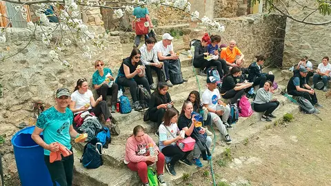 Los alumnos del IES Alhama de Corella en las Tierras Altas de Soria 3