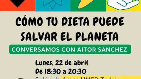 Conferencia en Tudela &lsquo;C&oacute;mo tu dieta puede salvar el planeta&rsquo;