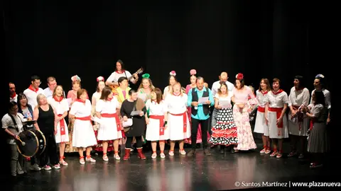 Parcipantes en el festival en Murchante a favor de ANFAS 2